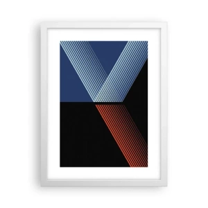 Plakat w białej ramie - Prosta historia - 30x40 cm