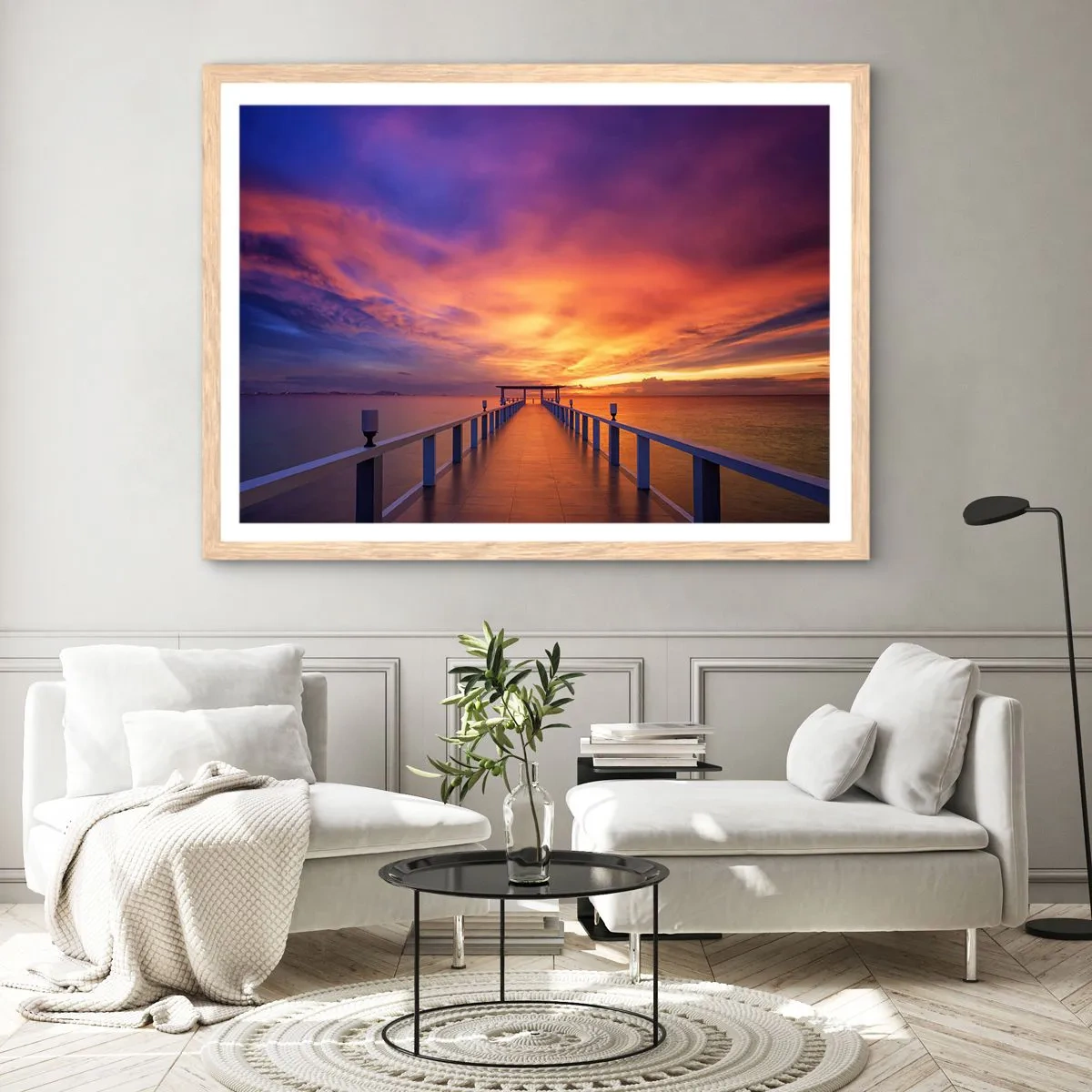 Plakat w ramie jasny dąb - Bez końca - 40x30 cm