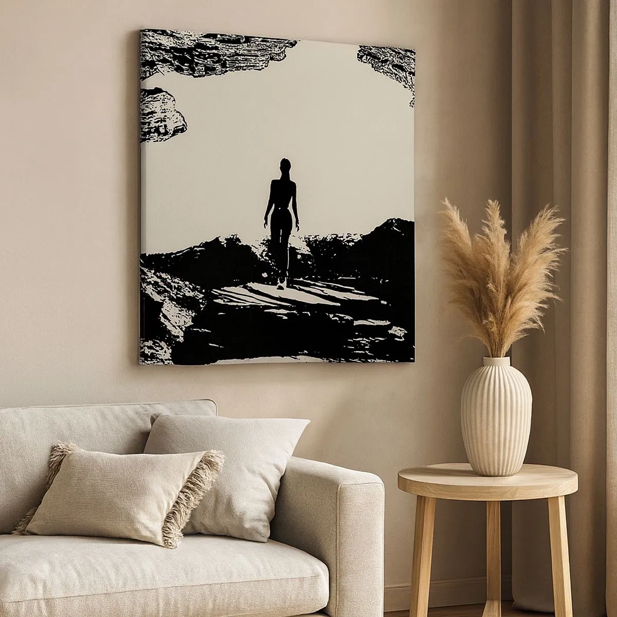 Obraz na płótnie - Nowe spojrzenie - 30x30 cm