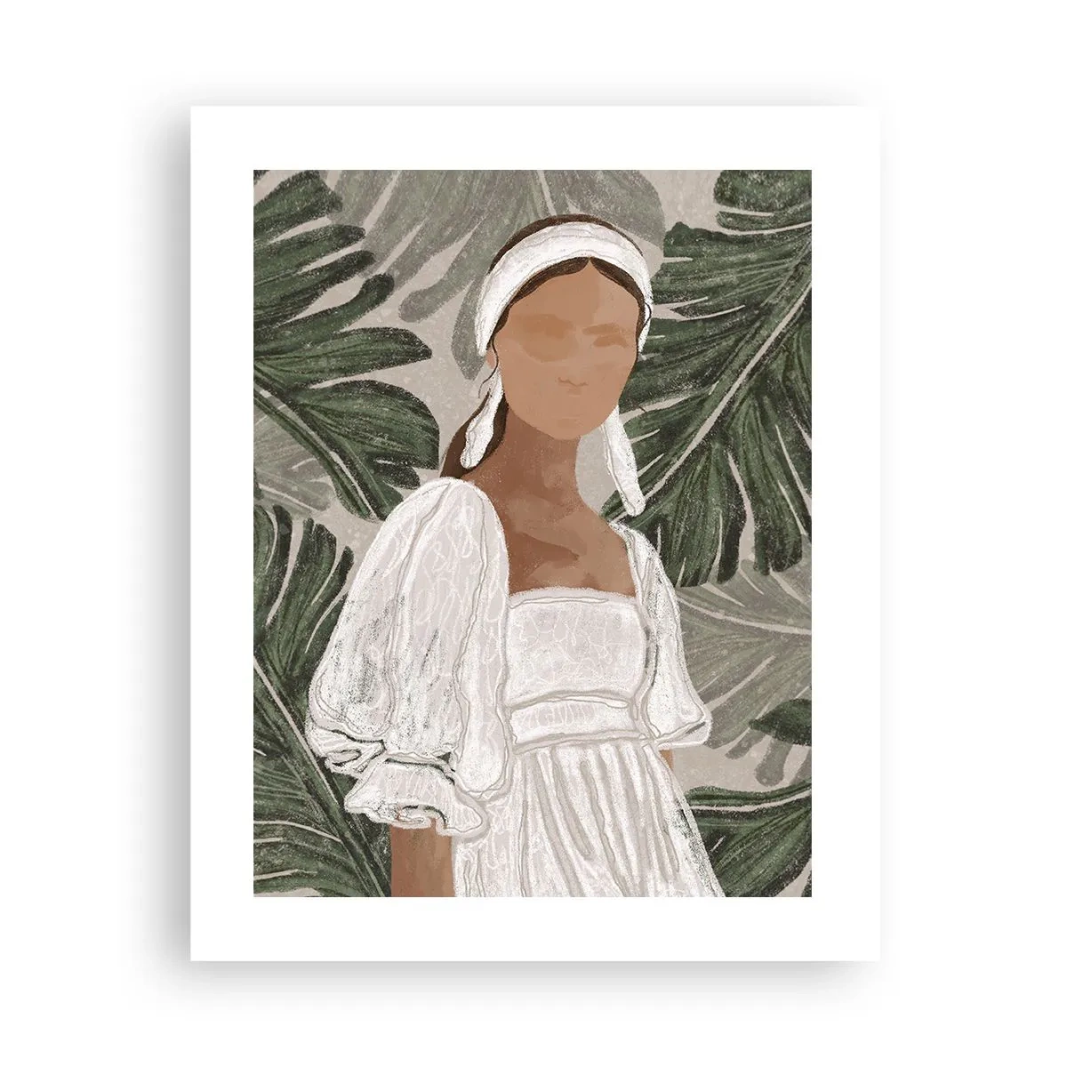 Plakat - Portret egzotyczny - 40x50 cm