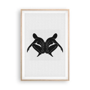 Plakat w ramie jasny dąb - Wspólna dusza - 61x91 cm