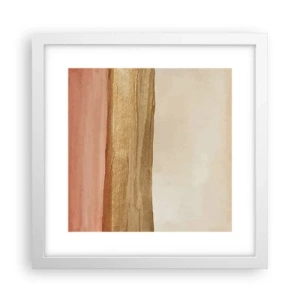 Plakat w białej ramie - Kompozycja wertykalna - 30x30 cm