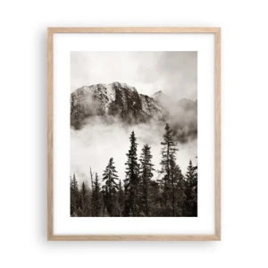 Plakat w ramie jasny dąb - Granitowy władca - 40x50 cm