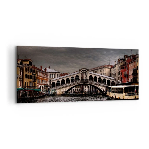 Obraz na płótnie - Obietnica weneckiego wieczoru - 100x40 cm