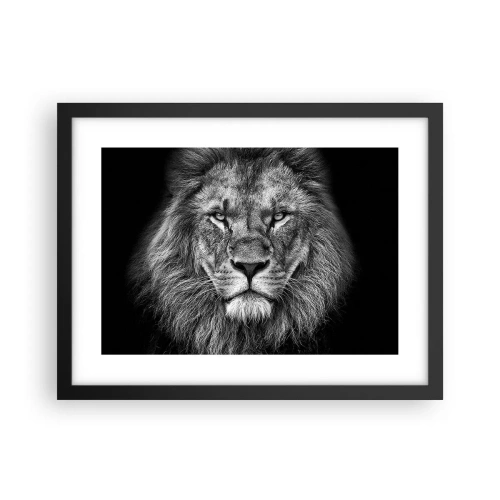 Plakat w czarnej ramie - W stroju koronacyjnym - 40x30 cm