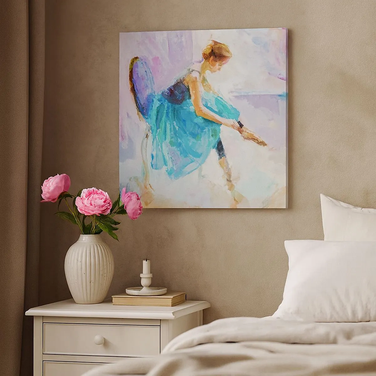 Obraz na płótnie - Niewysłowiony wdzięk, subtelny czar - 30x30 cm