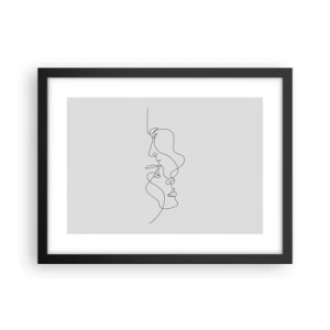 Plakat w czarnej ramie - Żar rzewnych żądz - 40x30 cm