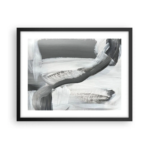 Plakat w czarnej ramie - Zdecydowanym ruchem - 50x40 cm