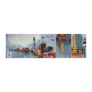 Fototapeta Próbka Premium Sand - Na końcu świata - Krajobraz, Port , Latarnia Morska - 100x30 cm