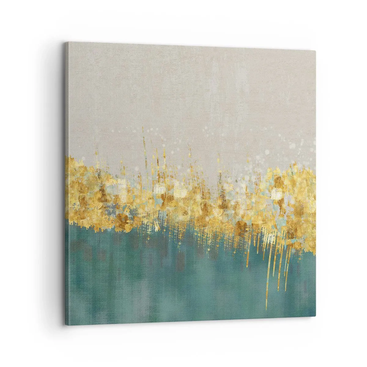 Obraz na płótnie - Złota granica - 60x60 cm