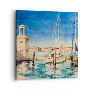 Obraz na płótnie - Słoneczna laguna - 40x40 cm