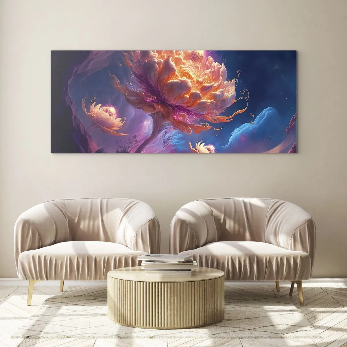Obraz na szkle - Inny świat - 100x40 cm