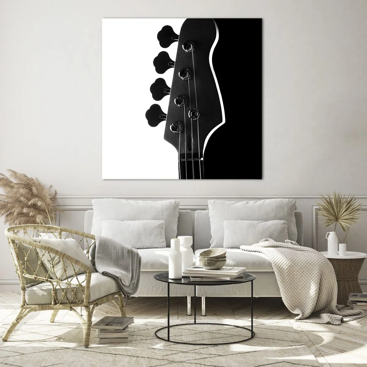 Obraz na szkle - Rockowa cisza - 70x70 cm