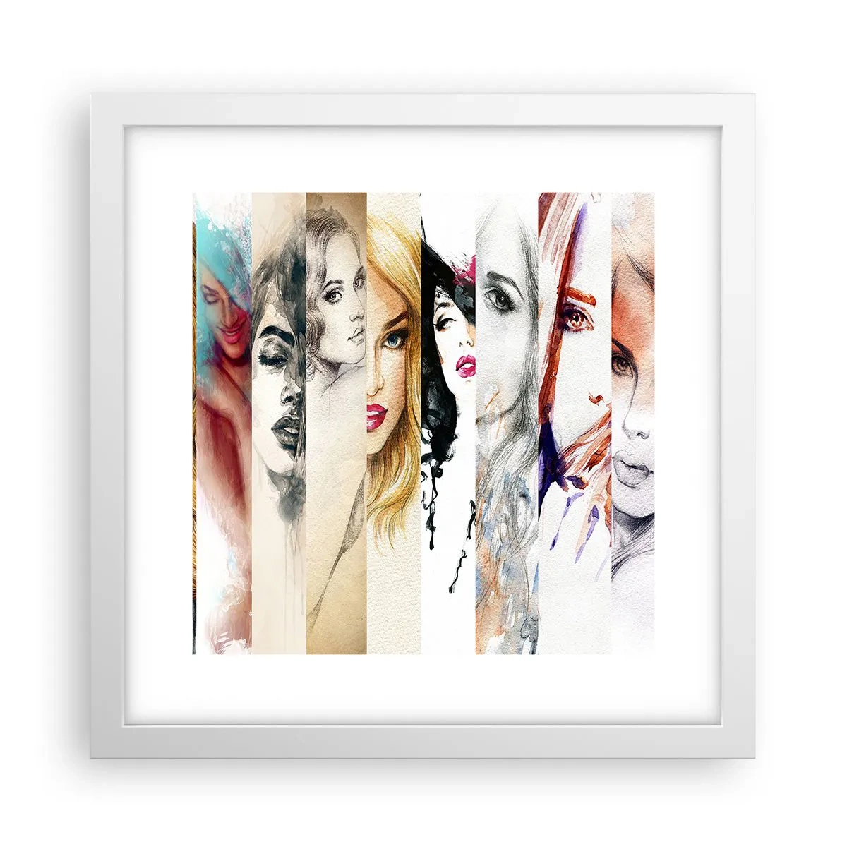 Plakat w białej ramie - I zawsze to TY - 30x30 cm