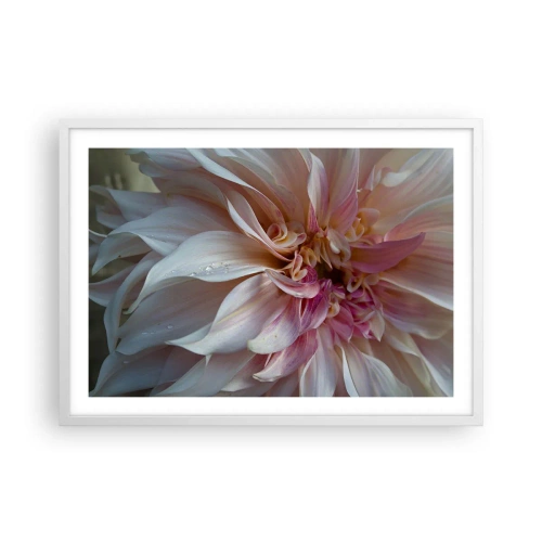 Plakat w białej ramie - Kwitnąca świeżość - 70x50 cm