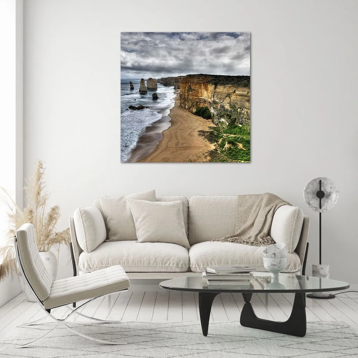Obraz na szkle - Surowe piękno - 50x50 cm