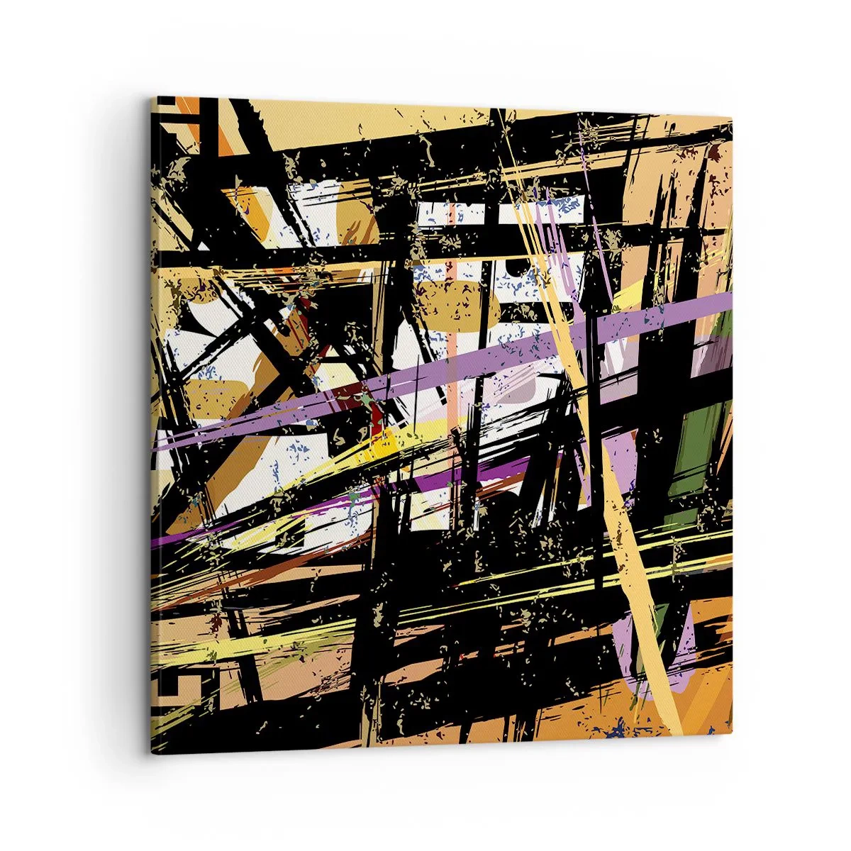 Obraz na płótnie - Ostre cięcie - 60x60 cm