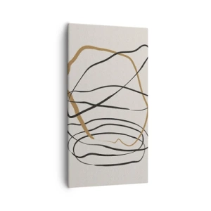 Obraz na płótnie - Kompozycja – taniec opętaniec - 55x100 cm