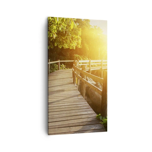 Obraz na płótnie - Kolejny zakręt, kolejne cuda - 45x80 cm