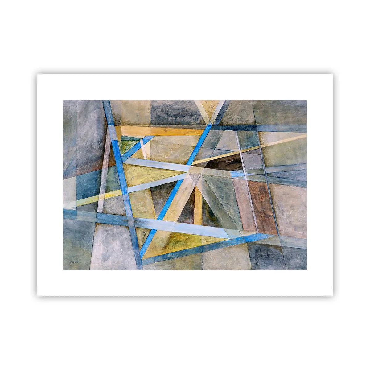 Plakat - Na wprost czy na skos? - 40x30 cm