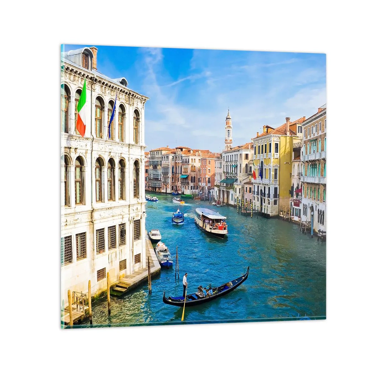 Obraz na szkle - Ruch uliczny jedyny na świecie - 40x40 cm