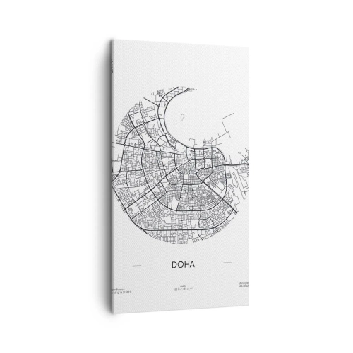 Obraz na płótnie - Anatomia Dohy - 45x80 cm