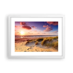 Plakat w białej ramie - Już latem pachnie powietrze - 40x30 cm