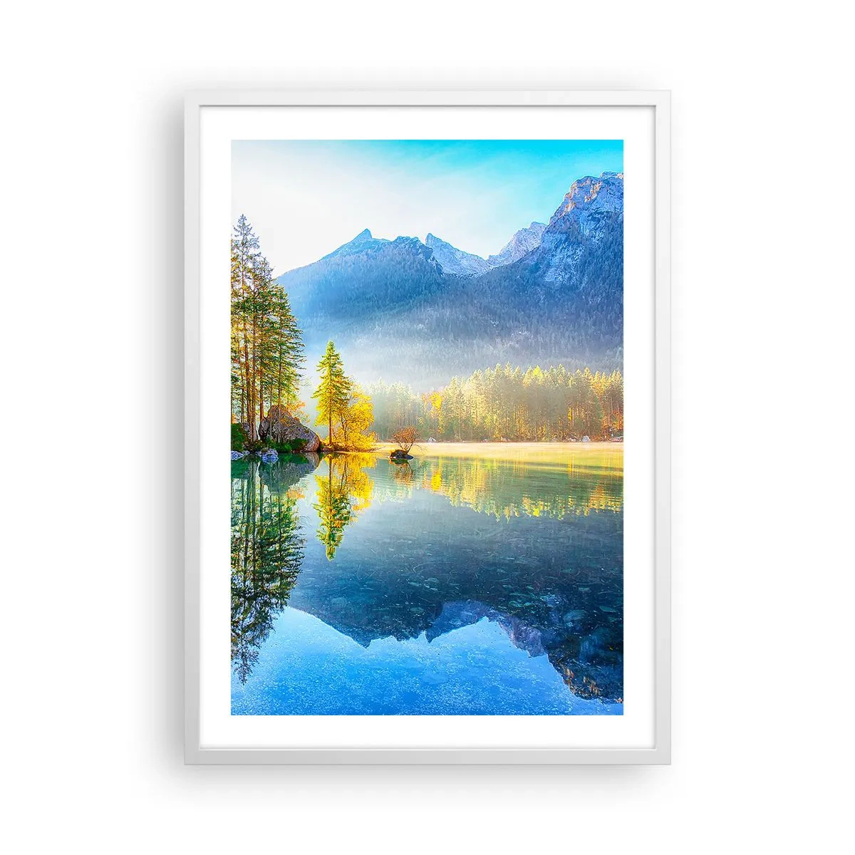 Plakat w białej ramie - Majestat i słodycz - 50x70 cm