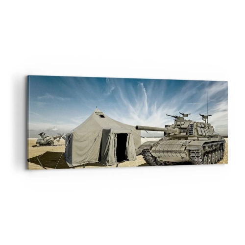 Obraz na płótnie - Militarny sen - 100x40 cm