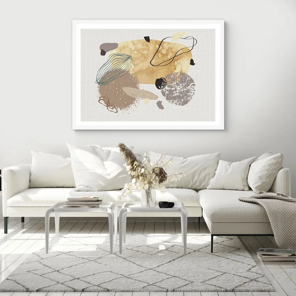 Plakat w białej ramie - Plumkologia stosowana - 50x40 cm