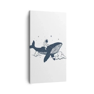 Obraz na płótnie - Kosmiczna przygoda - 45x80 cm