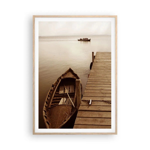 Plakat w ramie jasny dąb - Wielki spokój - 70x100 cm