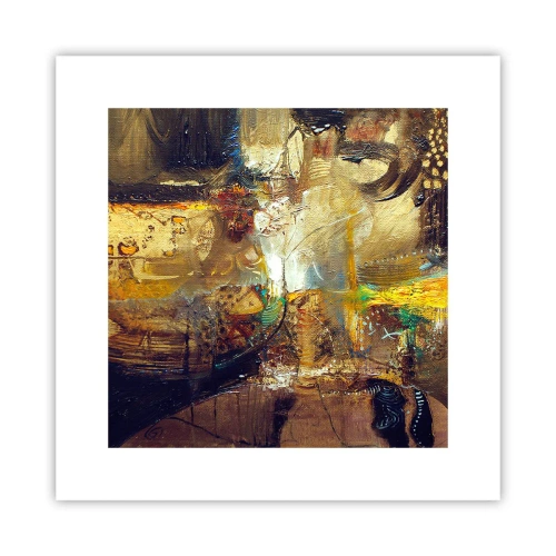 Plakat - Zimno, cieplej, gorąco - 30x30 cm