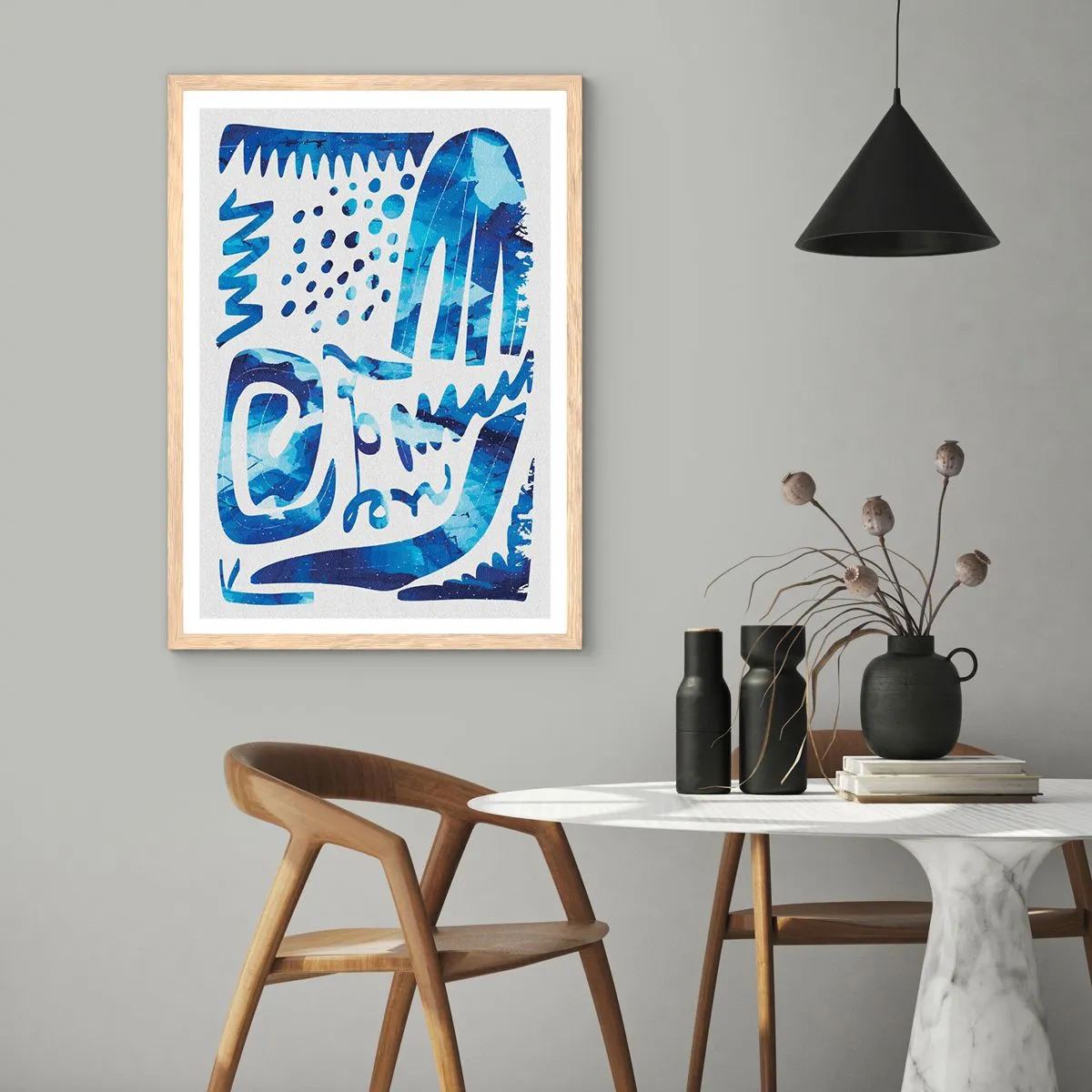 Plakat w ramie jasny dąb - Powrót do korzeni - 30x40 cm