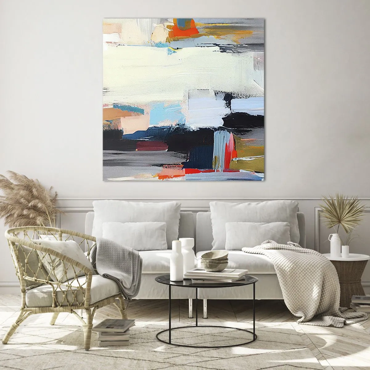 Obraz na szkle - Jest metoda? - 60x60 cm