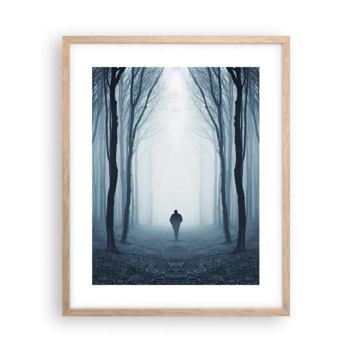 Plakat w ramie jasny dąb - I wszystko proste i jasne - 40x50 cm