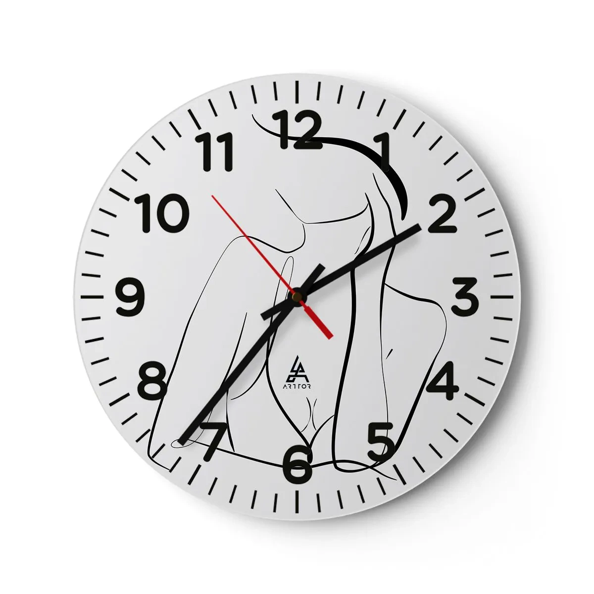 Zegar ścienny - Na fali marzeń - 40x40 cm