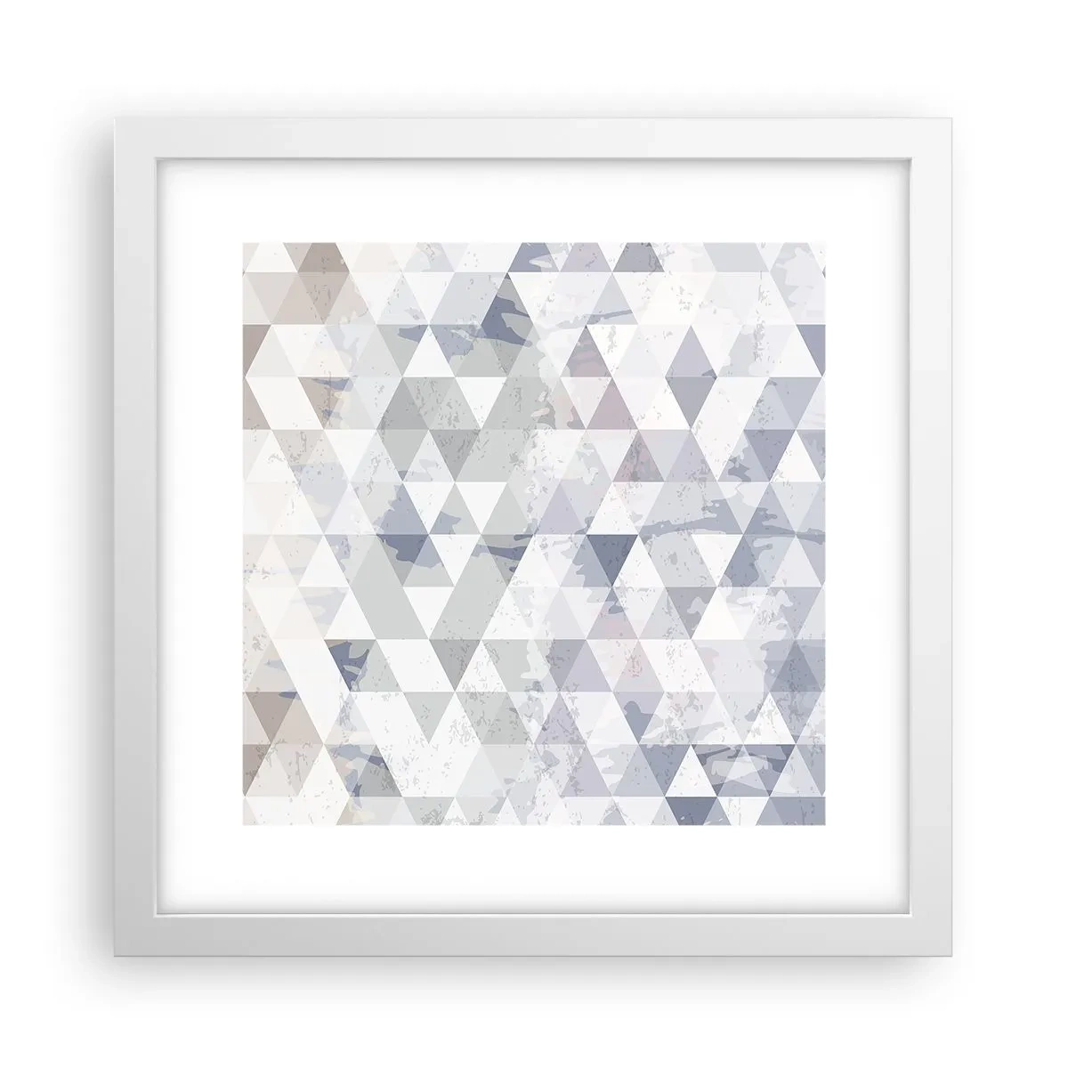 Plakat w białej ramie - W rytmie na trzy - 30x30 cm