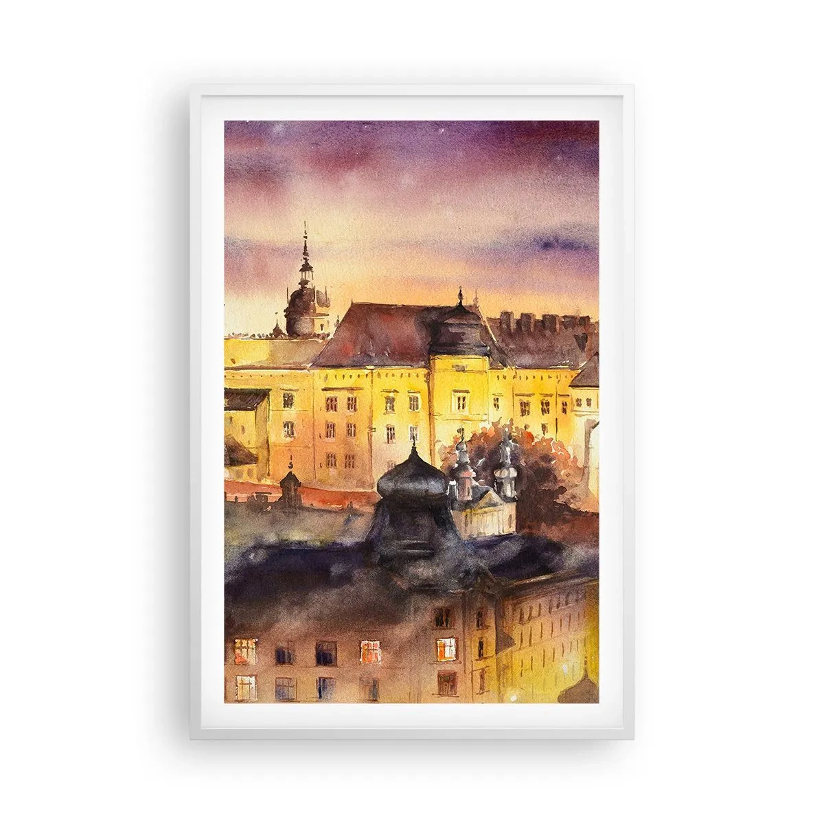 Plakat w białej ramie - Historia i baśń - 61x91 cm