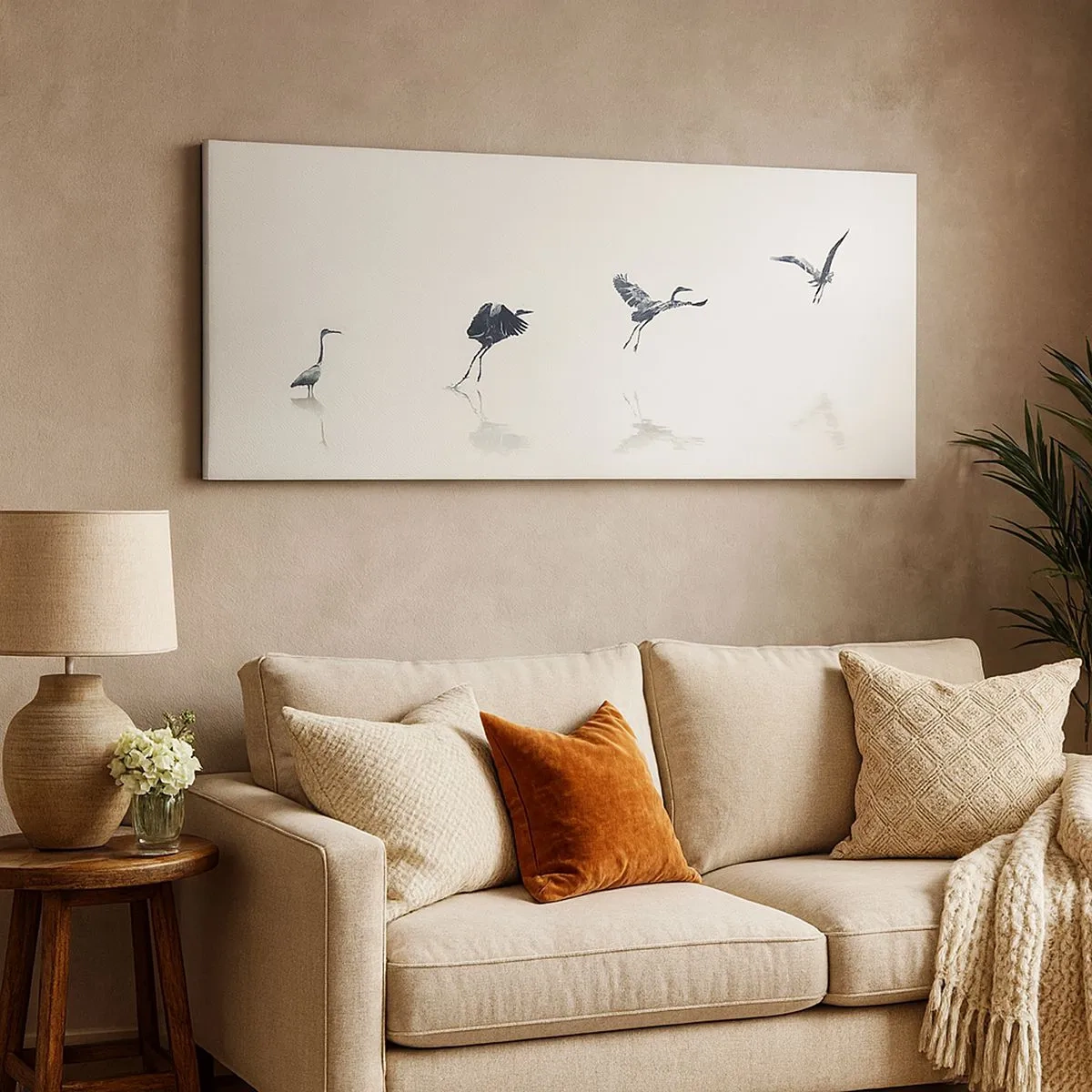 Obraz na płótnie - Cztery proste kroki - 100x40 cm