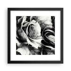 Plakat w czarnej ramie - Zawsze królowa - 30x30 cm