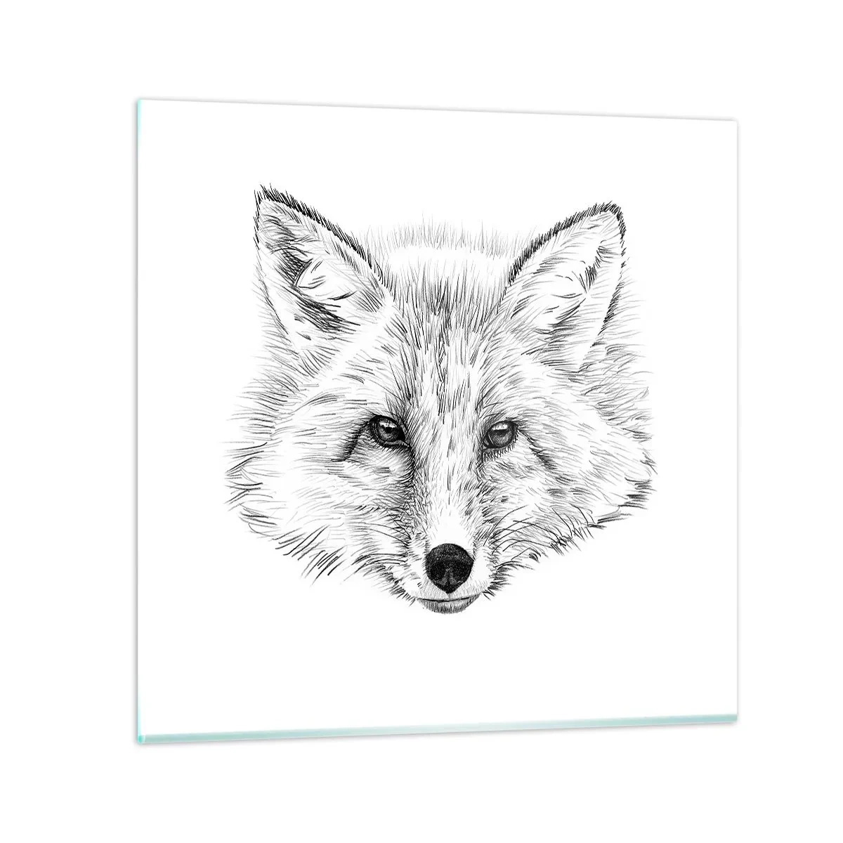 Obraz na szkle - Czy te oczy mogą kłamać? - 60x60 cm