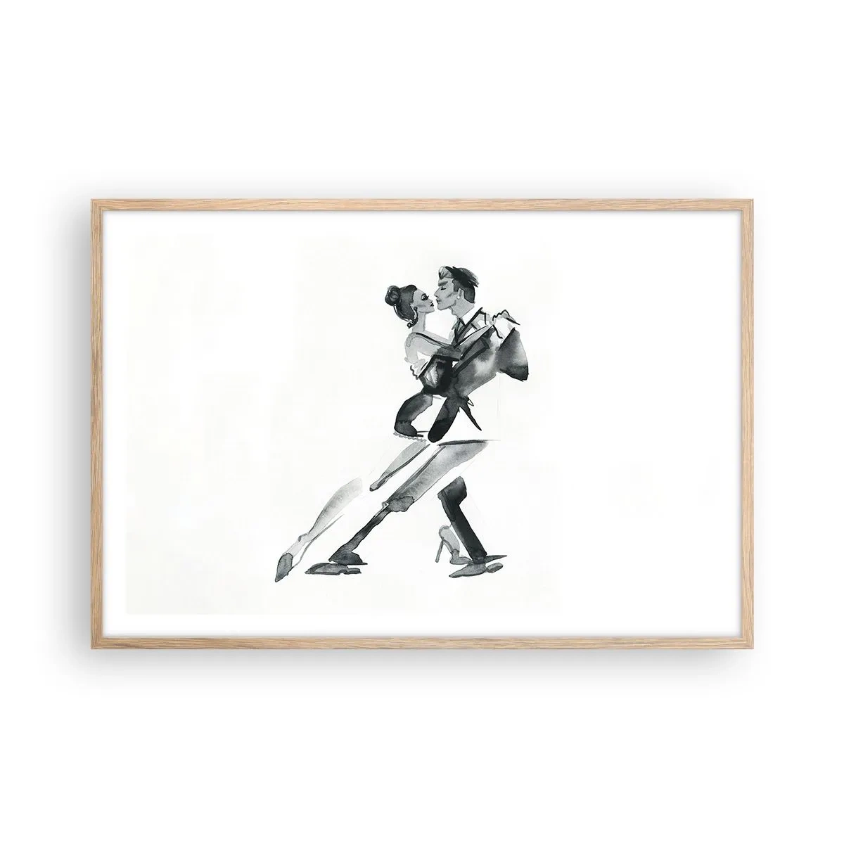 Plakat w ramie jasny dąb - W jednym rytmie - 91x61 cm