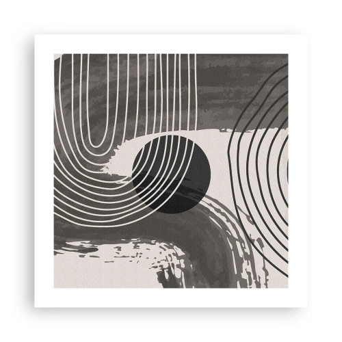Plakat - Owal zwycięża - 50x50 cm