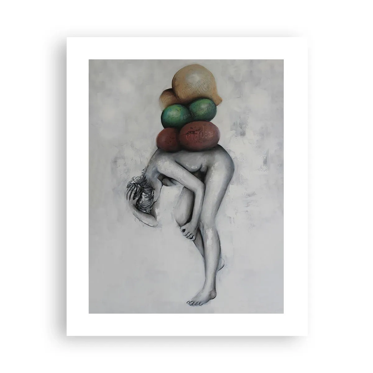 Plakat - Ciężar życia - 40x50 cm