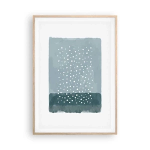 Plakat w ramie jasny dąb - Wyrosłe na błękicie - 70x100 cm