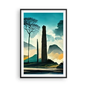 Plakat w czarnej ramie - Wciąż wyżej i wyżej - 61x91 cm