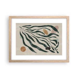 Plakat w ramie jasny dąb - Pośród zieleni - 40x30 cm