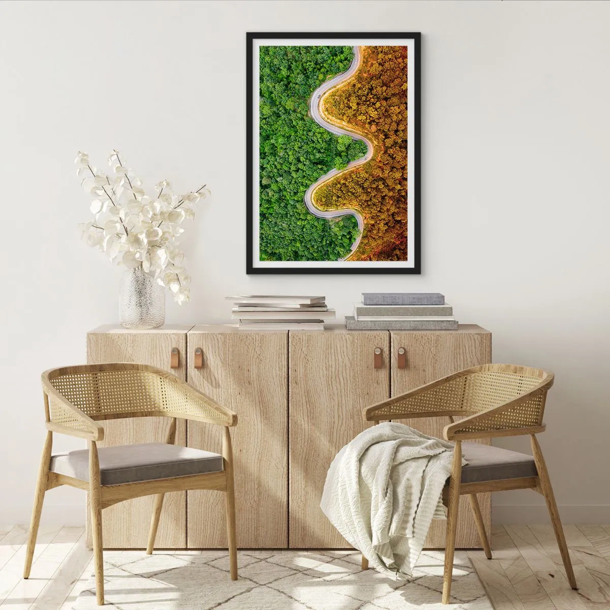 Plakat w czarnej ramie - Granice i przełomy - 70x100 cm