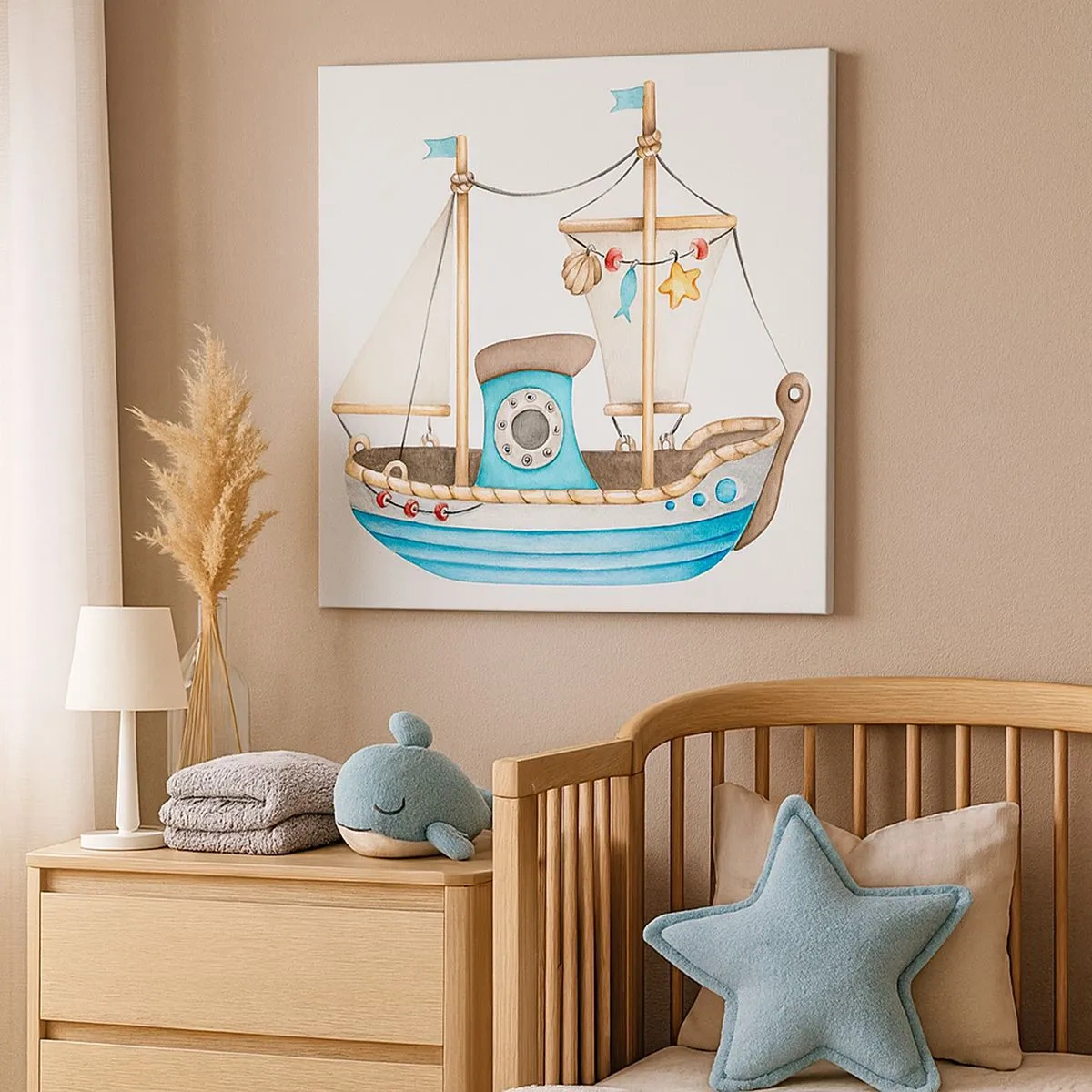 Obraz na płótnie - Ahoj, przygodo! - 30x30 cm